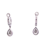 Load image into Gallery viewer, Gorgeous White Gold .25ctw Pear Shaped Diamond Drop Earrings
