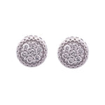 Load image into Gallery viewer, Dazzling 18k White Gold Diamond Cluster Earrings
