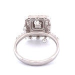 Load image into Gallery viewer, Stunning 18k White Gold Diamond Halo Ring

