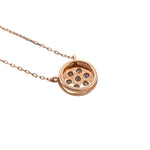 Load image into Gallery viewer, Elegant 14K Yellow Gold or White Gold Round Diamond Pendant
