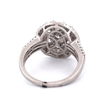 Load image into Gallery viewer, Stunning 14k White Gold Cluster Diamond Ring
