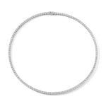 Load image into Gallery viewer, Dazzling 6.00 Carat Natural Diamond Tennis Necklace in 14K Yellow or White Gold
