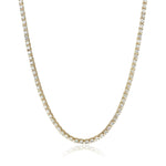 Load image into Gallery viewer, Timeless 14K Yellow Gold or White Gold Tennis Necklace  with 7.00 Carat Natural Diamonds
