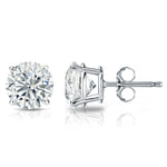 Load image into Gallery viewer, Classic 2 TCW Natural H-I VS Round Diamond Stud Earrings in 18K/14K Yellow Gold or White Gold
