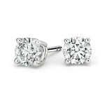 Load image into Gallery viewer, 3.5 TCW Natural Round Diamond Of F-G VS Stud Earrings in 18k/14K Yellow Gold or white Gold
