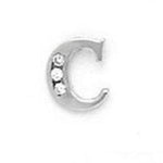 Load image into Gallery viewer, 14k Gold Classic Initial Letter Stud Post Earring
