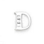 Load image into Gallery viewer, 14k Gold Classic Initial Letter Stud Post Earring