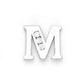 Load image into Gallery viewer, 14k Gold Classic Initial Letter Stud Post Earring