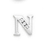 Load image into Gallery viewer, 14k Gold Classic Initial Letter Stud Post Earring