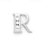 Load image into Gallery viewer, 14k Gold Classic Initial Letter Stud Post Earring