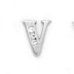 Load image into Gallery viewer, 14k Gold Classic Initial Letter Stud Post Earring