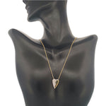 Load image into Gallery viewer, 14k Yellow Gold Heart Pendant Necklace
