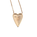 Load image into Gallery viewer, 14k Yellow Gold Heart Pendant Necklace
