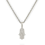 Load image into Gallery viewer, Stunning 14K Gold Hamsa Necklace