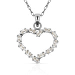 Load image into Gallery viewer, 14K Yellow Gold Or White Gold Heart Shape Necklace
