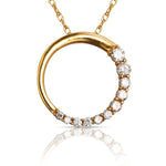 Load image into Gallery viewer, Elegant 14K Gold Circle Journey Necklace