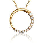 Load image into Gallery viewer, Elegant 14K Gold Circle Journey Necklace
