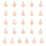 Load image into Gallery viewer, 14k Gold 9mm x 12mm Disc Initial Engraved Letter Necklace