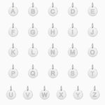 Load image into Gallery viewer, 14k Gold 9mm x 12mm Disc Initial Engraved Letter Necklace