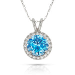 Load image into Gallery viewer, Elegant 14K Yellow Gold or White Gold Birthstone Necklace