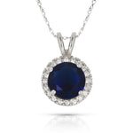 Load image into Gallery viewer, Elegant 14K Yellow Gold or White Gold Birthstone Necklace
