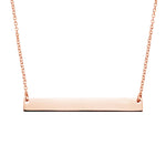 Load image into Gallery viewer, Minimal 14k Gold Horizontal Bar Necklace