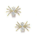 Load image into Gallery viewer, Spider Design Earring In 14K White Gold Or Yellow Gold