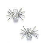 Load image into Gallery viewer, Spider Design Earring In 14K White Gold Or Yellow Gold