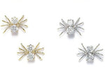 Load image into Gallery viewer, Spider Design Earring In 14K White Gold Or Yellow Gold
