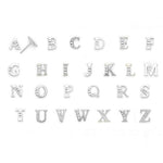 Load image into Gallery viewer, 14k Gold Classic Initial Letter Stud Post Earring