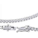 Load image into Gallery viewer, Shimmering 2.00 TCW Natural Diamond Tennis Bracelet 14K Yellow Gold &amp; White Gold
