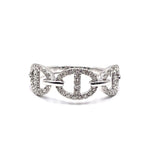 Load image into Gallery viewer, Elegant 14k White Gold Diamond Ring