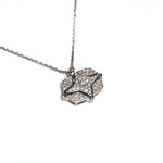 Load image into Gallery viewer, Day to Night 18K White Gold Convertible Necklace
