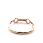 Load image into Gallery viewer, 14k Yellow Gold GG Link Diamond Ring