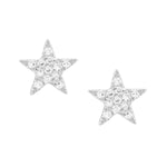 Load image into Gallery viewer, Dazzling 14K Gold Pave Star Earrings