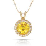 Load image into Gallery viewer, Elegant 14K Yellow Gold or White Gold Birthstone Necklace
