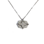 Load image into Gallery viewer, Day to Night 18K White Gold Convertible Necklace
