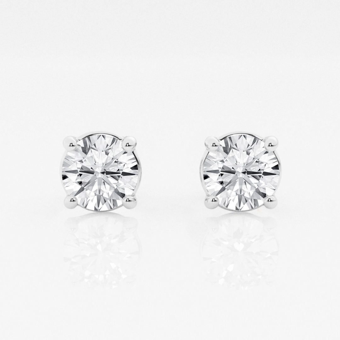 Lab Grown Diamond Stud Earrings in Near-Colorless (G-H) Grade