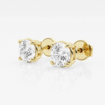 Load image into Gallery viewer, Lab Grown Diamond Stud Earrings in Near-Colorless (G-H) Grade
