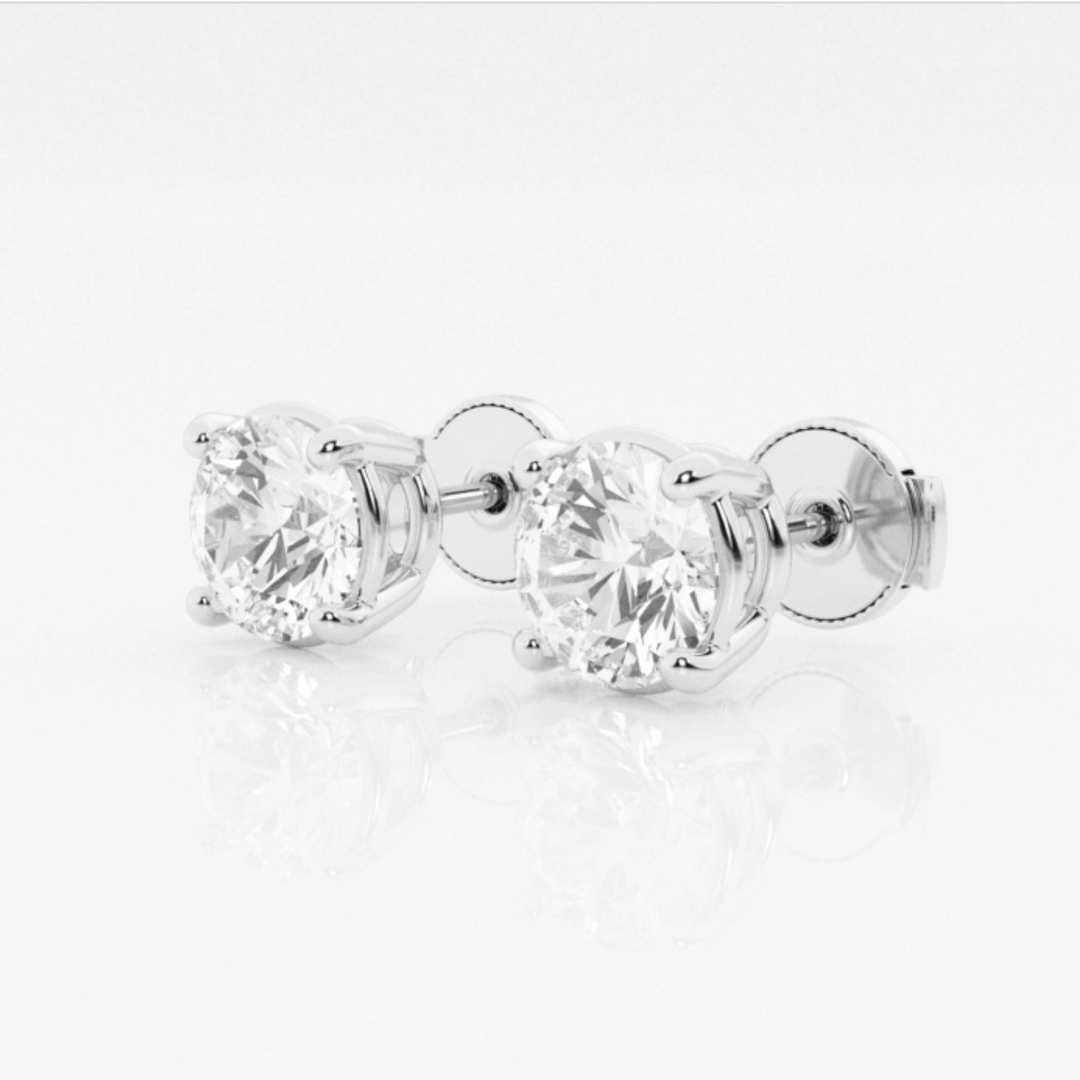 Lab Grown Diamond Stud Earrings in Near-Colorless (G-H) Grade